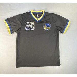 NBA Basketball Golden State Warriors Curry 30 black shirt Size youth large